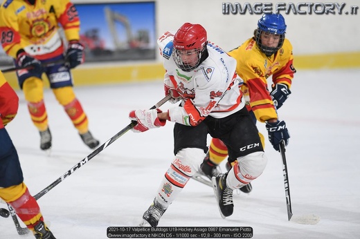 2021-10-17 Valpellice Bulldogs U19-Hockey Asiago 0987 Emanuele Piotto